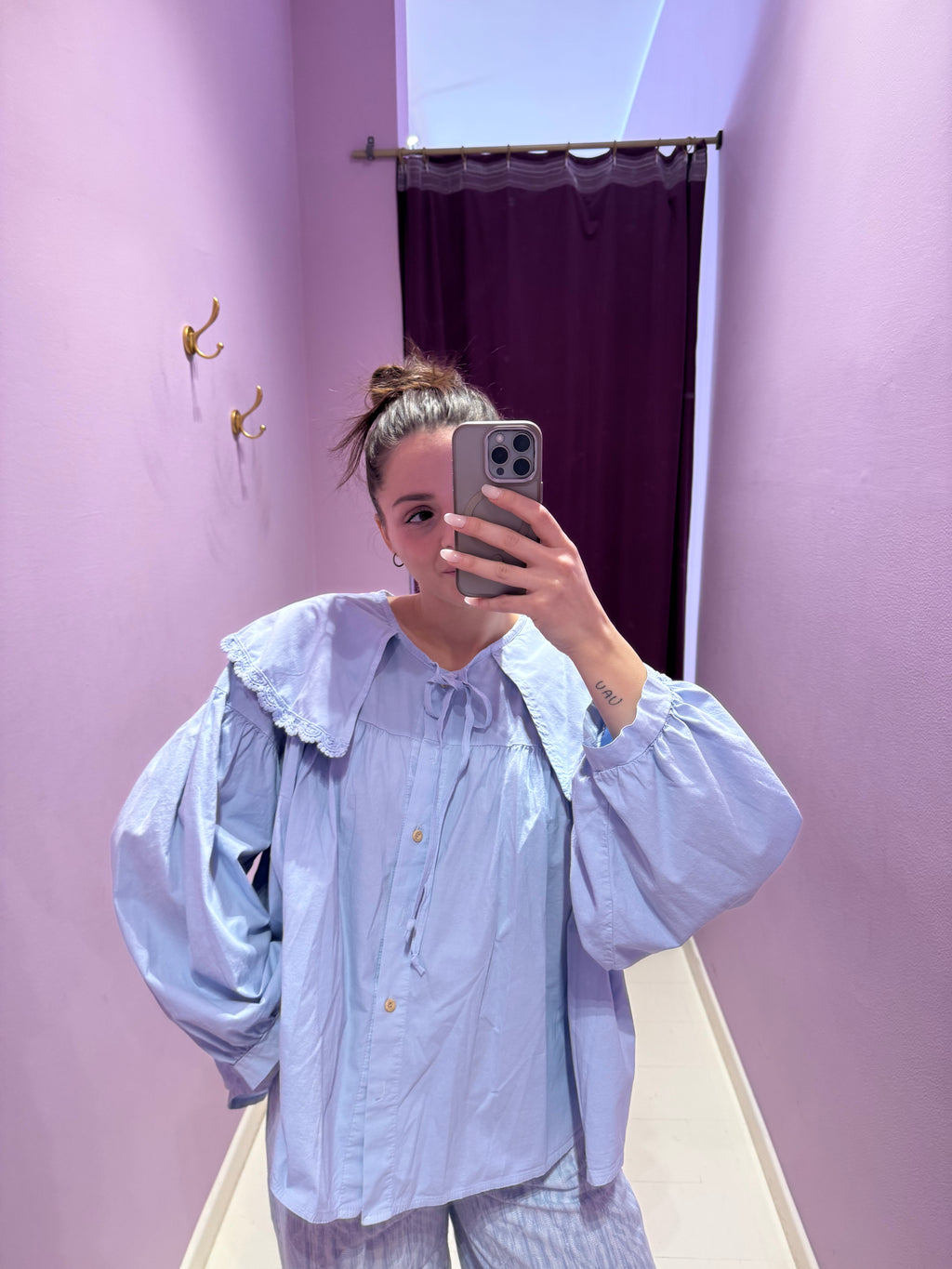 Camicia Valentine Azzurra