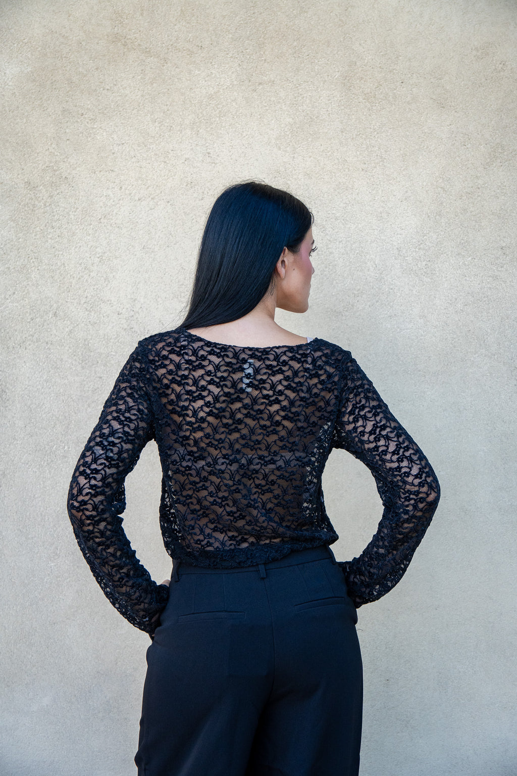 Maglia Pizzo Nera