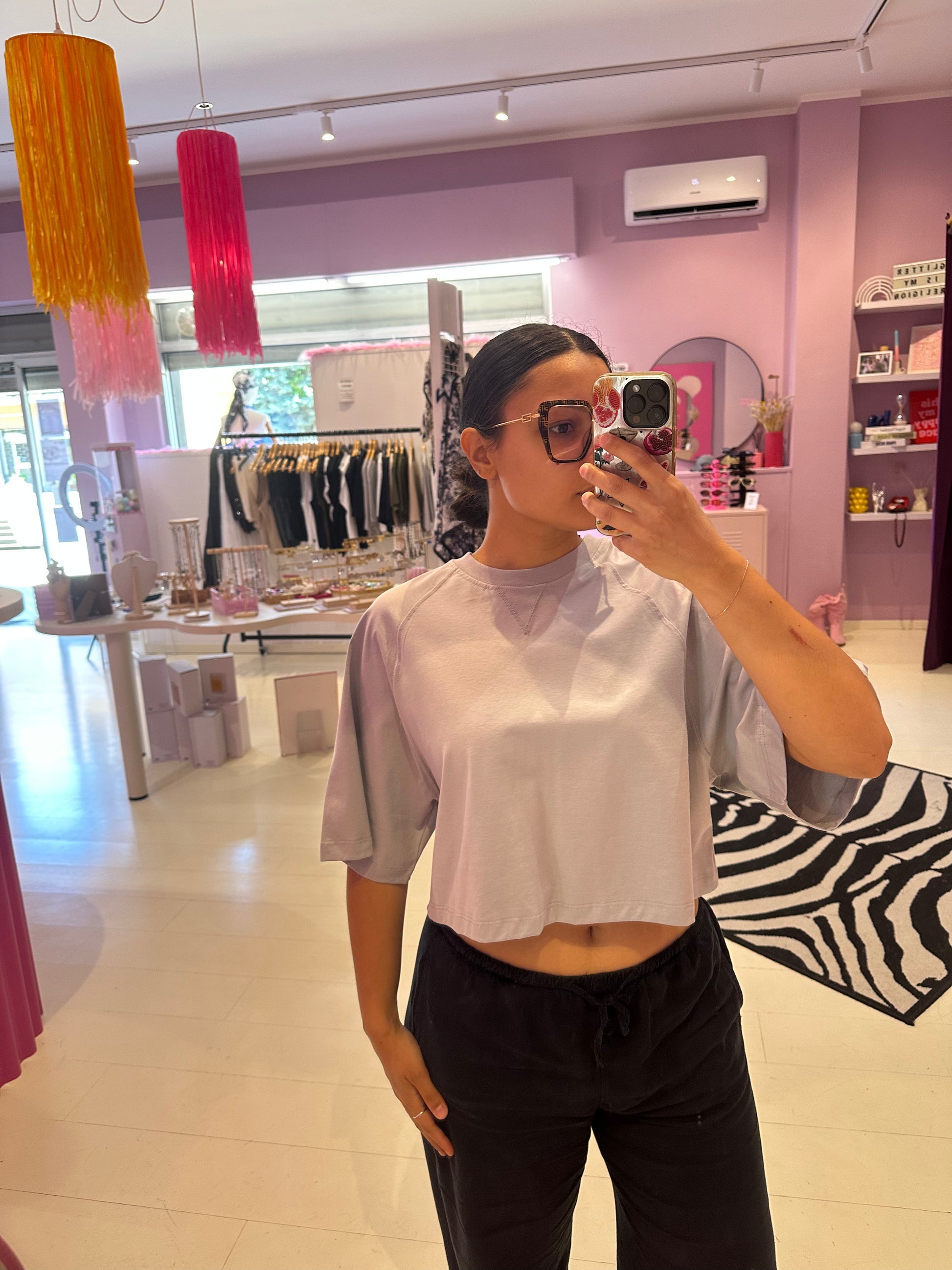 T-Shirt Charlotte Grigia