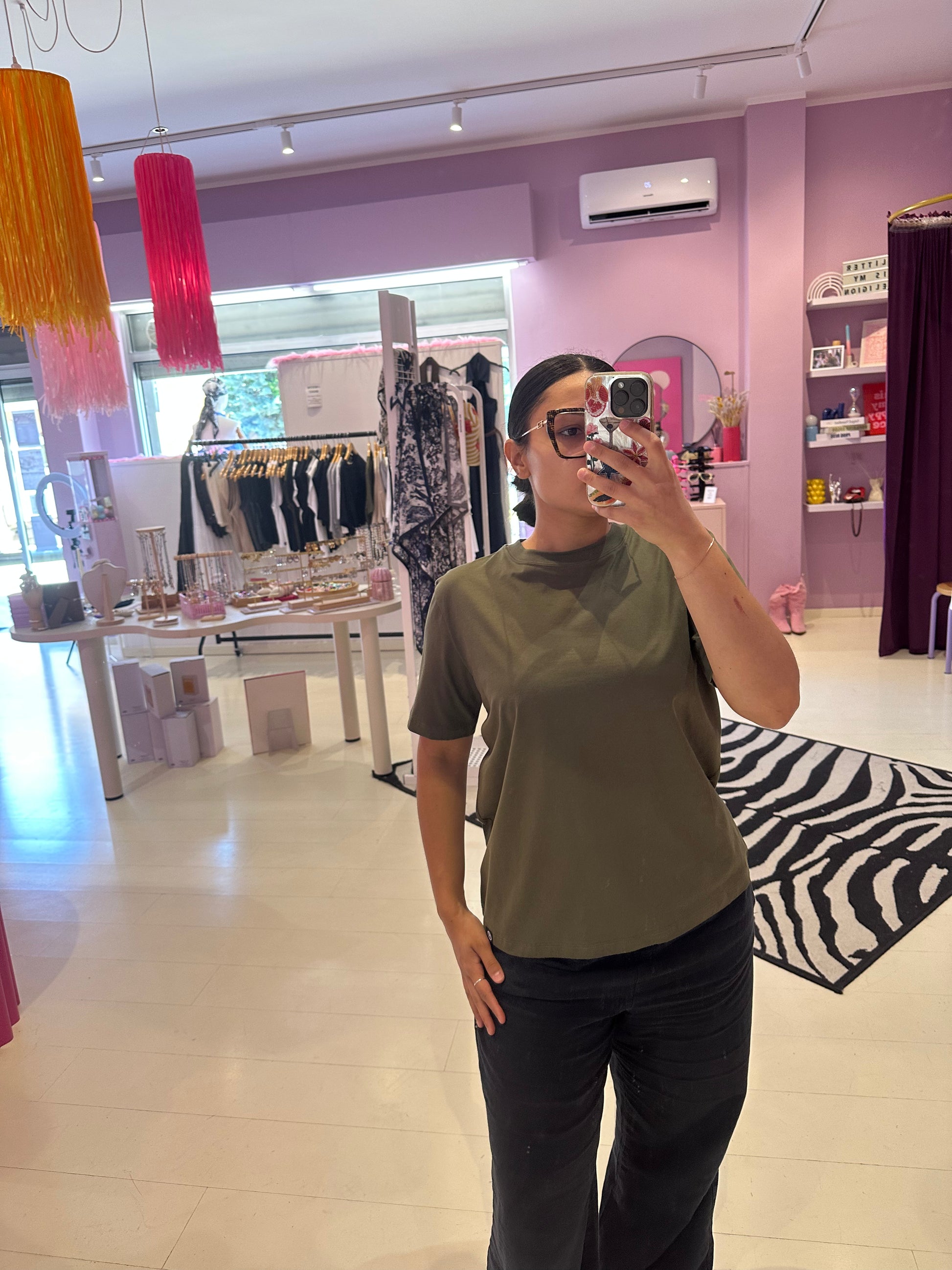 T-Shirt Ambra Verde Militare