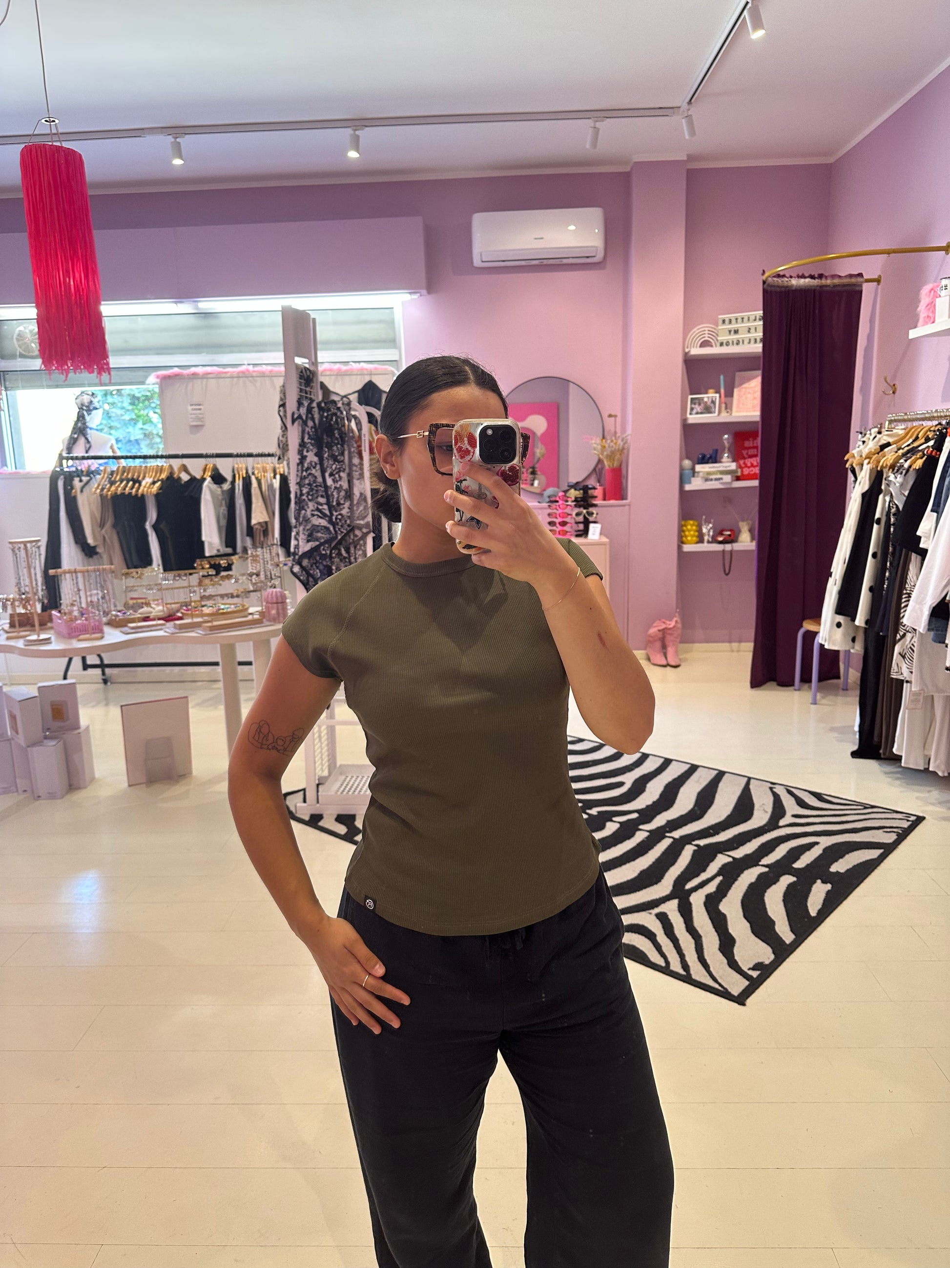 T-Shirt Dora Verde Militare