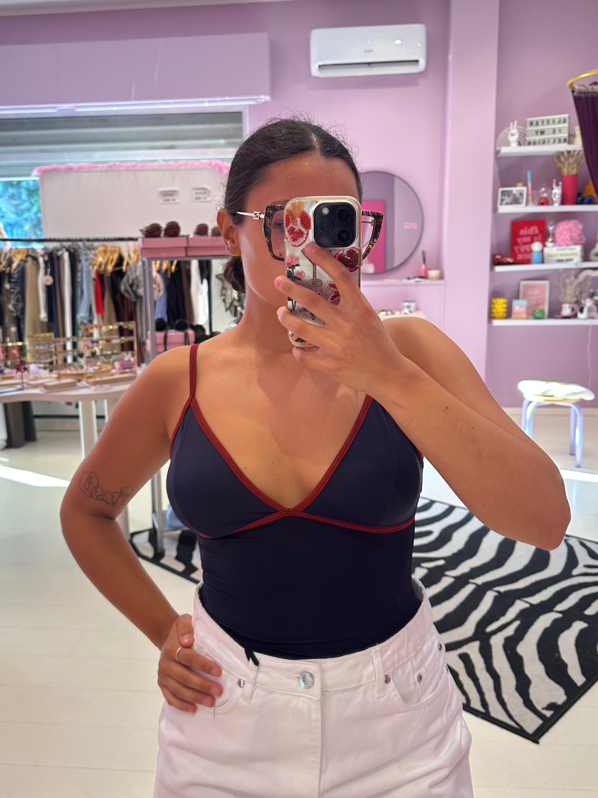 Top Lisbona Blu