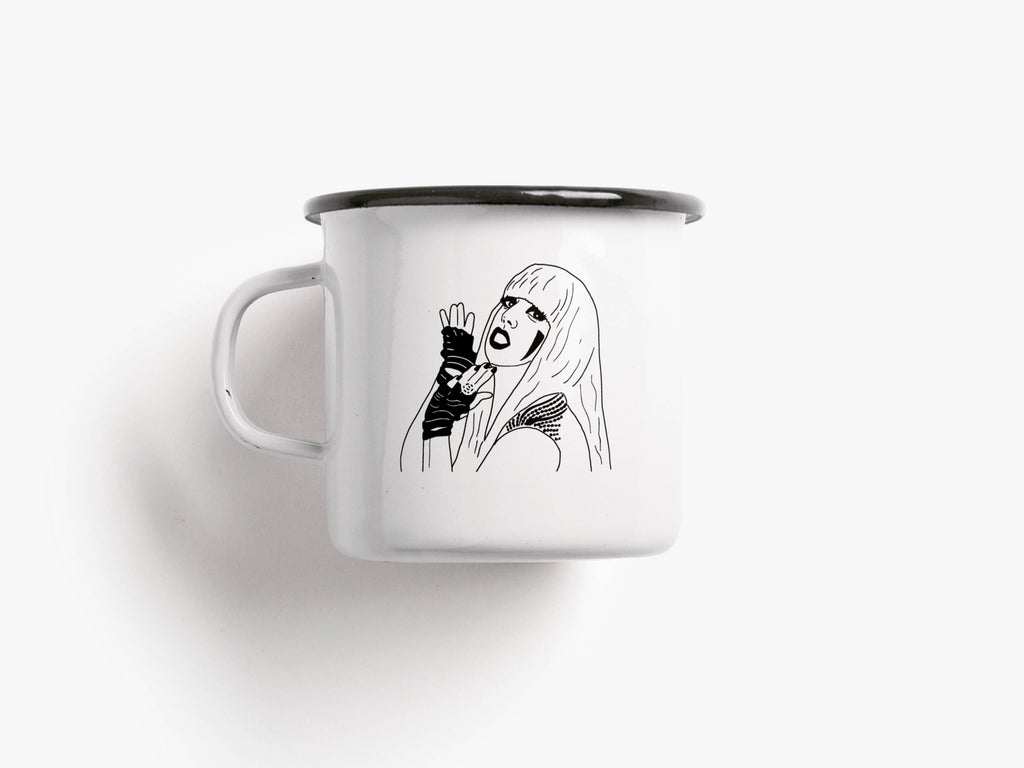 Tazza in smalto / La migliore mamma del mondo-mondo-mondo