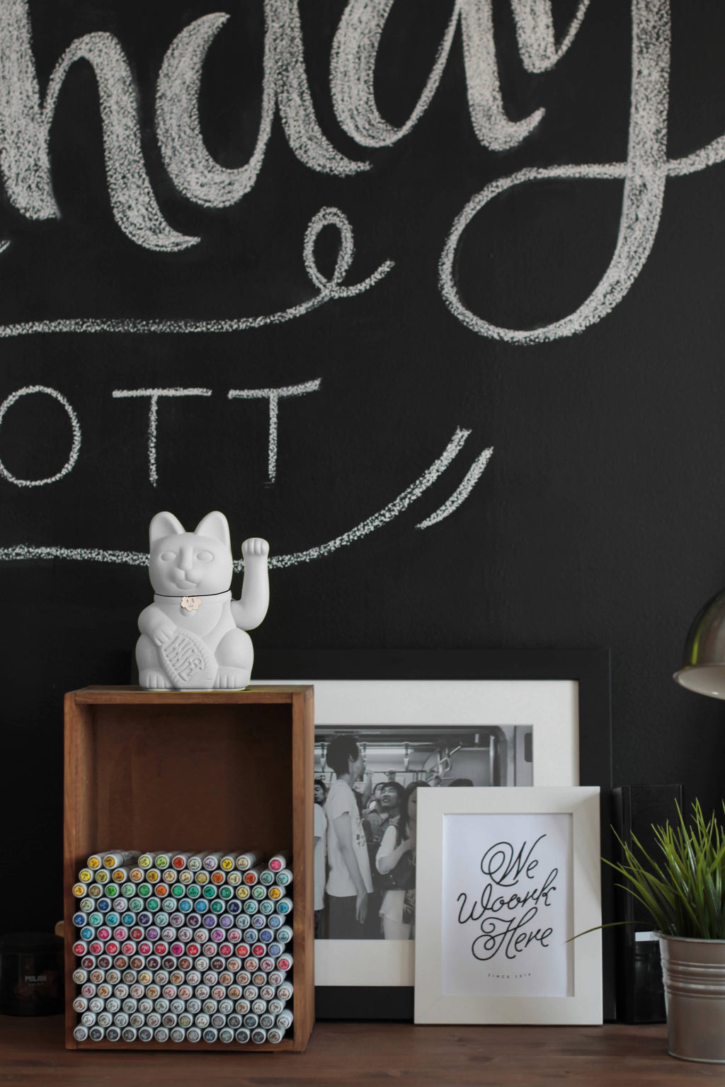 Luckycat M - giallo limone